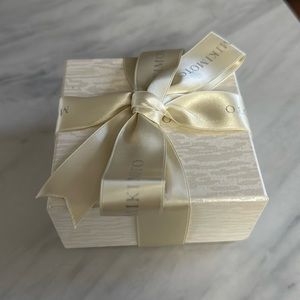 Mikimoto pearl and diamond earrings-New In Box